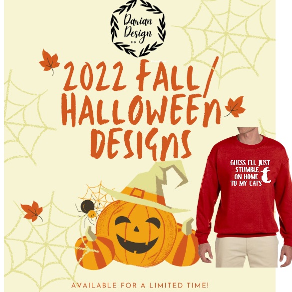 FallHalloween Sweatshirt By Darian Design Co